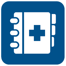 icon of a medical binder 